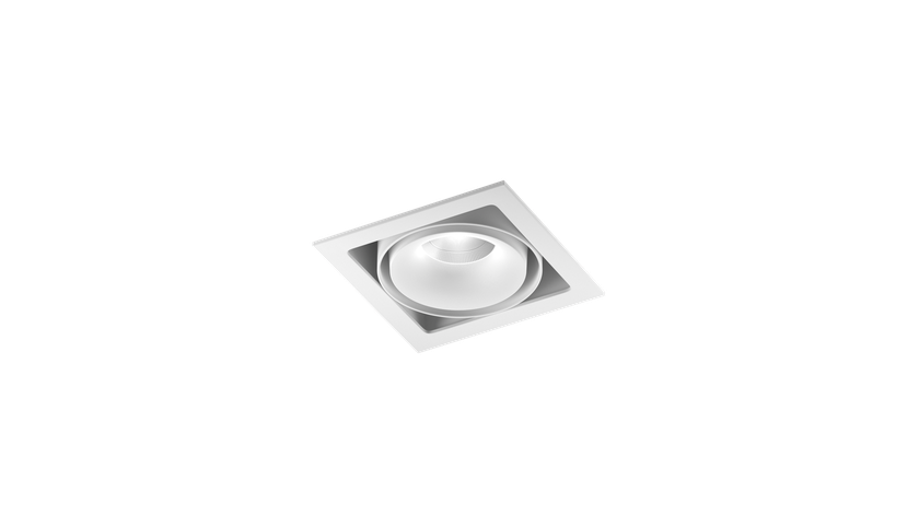 TEMA X1 FRAME WHITE встраиваемый светодиодный светильник с рамкой 10,2 Вт