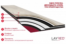 Moduleo LayRed 0,55 EIR With Pad Инженерный-виниловый ламинат